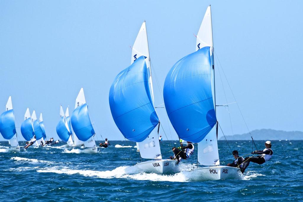 Mens 420 - Aon Youth Worlds 2016, Torbay, Auckland, New Zealand, Day 2 © Richard Gladwell www.photosport.co.nz